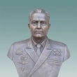Бронзовый бюст генерала-майора авиации Г.Ф. Сивкова