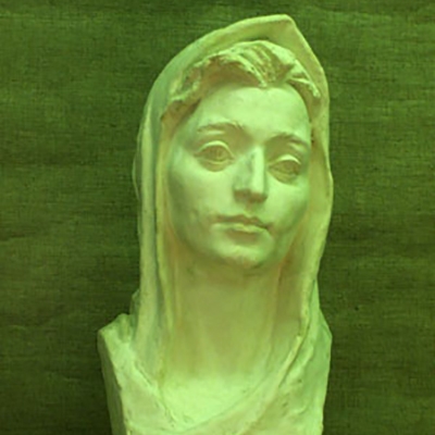 Эскиз головы  девы Марии