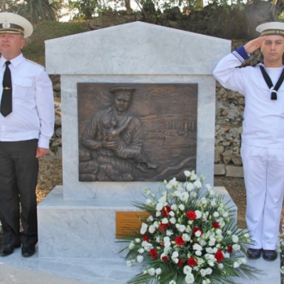 Открытие мемориальной доски русским морякам в Италии