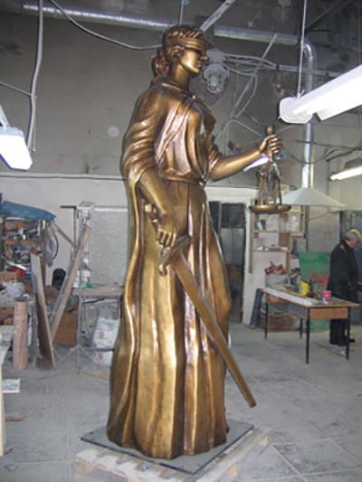 скульптура Фемида  для дворца правосудия  в г. Тамбове